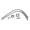 Alfi Brand Brushed Nickel Square Body Curved Spout Sgl Lever Bathroom Faucet AB1258-BN - alternate 4